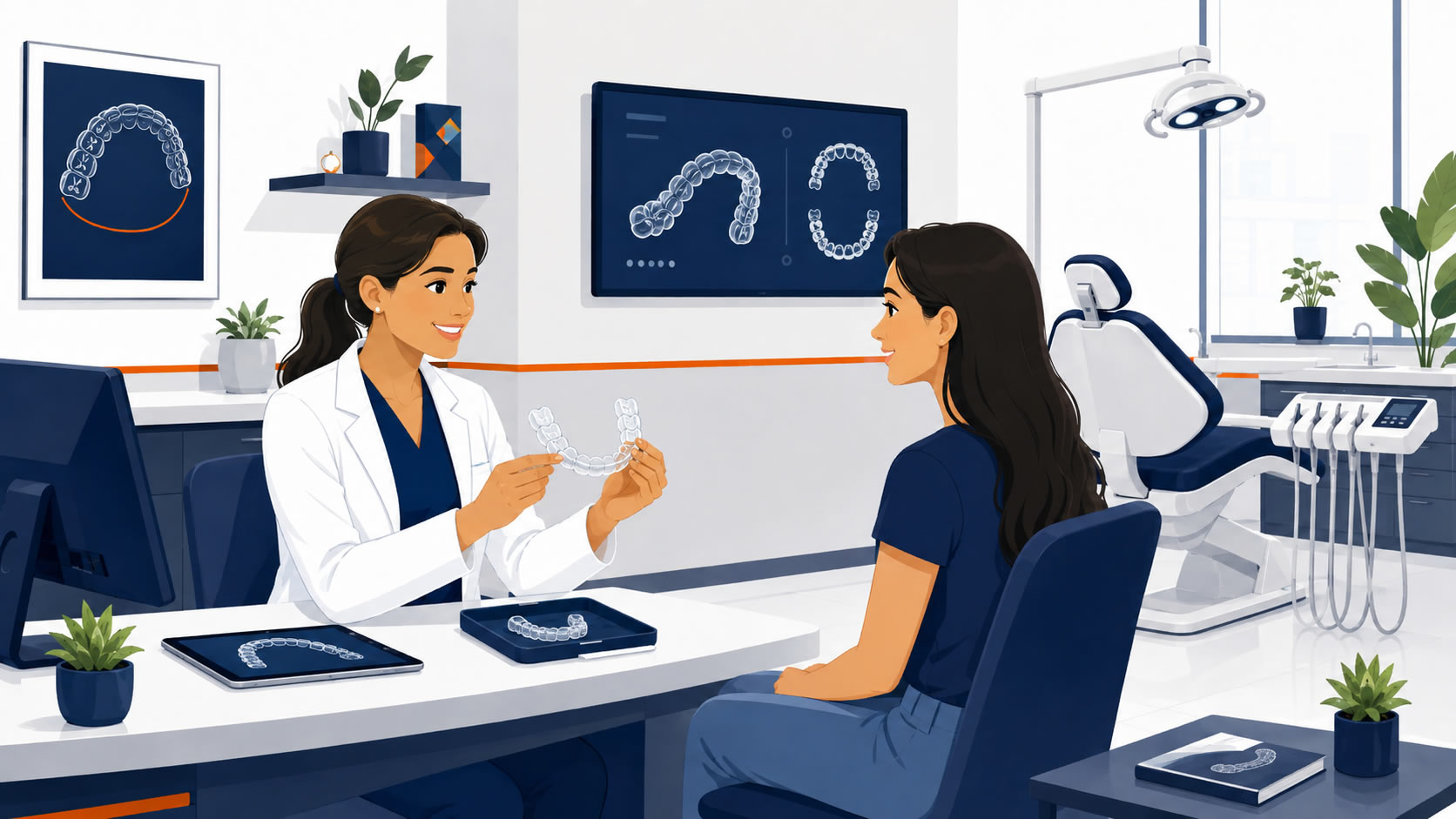 Clínica odontológica estruturada para avaliação e tratamento ortodôntico