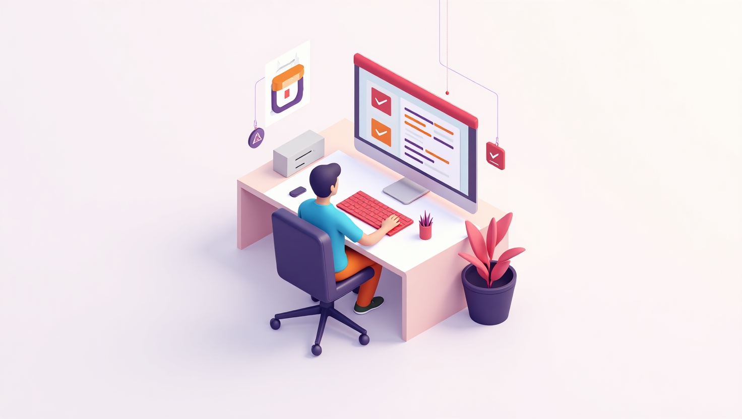 equipe de vendas em escritório olhando para tela com lista de leads priorizados