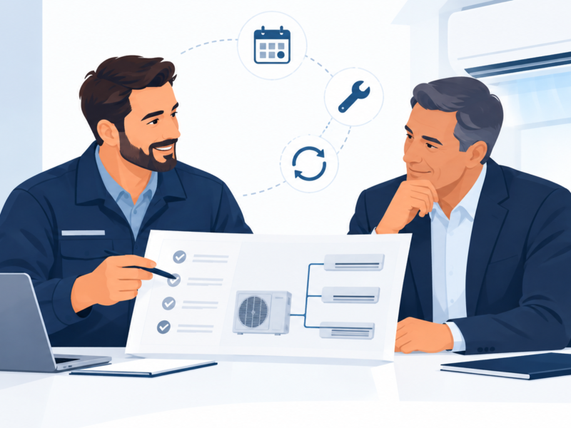 Marketing para contratos de manutenção de ar-condicionado B2B: como gerar demanda recorrente