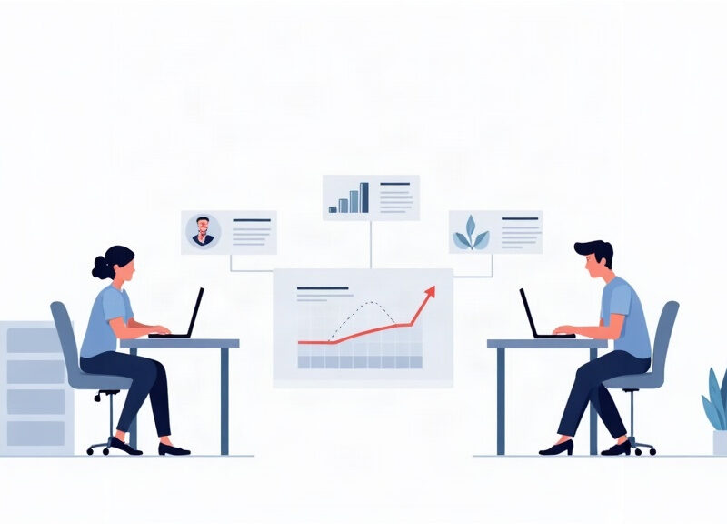 Ilustração de uma estratégia de aquisição para PCMSO e PGR no Google, com páginas de serviço, anúncios e acompanhamento de contatos.